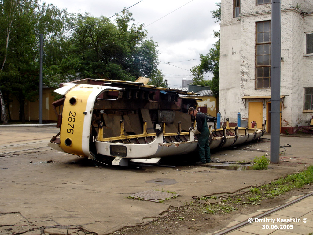 Москва, Tatra T3SU № 2676