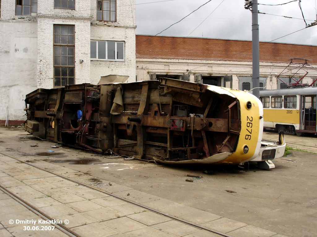 Москва, Tatra T3SU № 2676