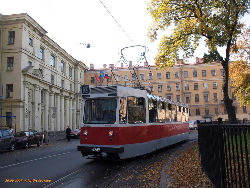 Санкт-Петербург, ЛМ-68 № 6249; Санкт-Петербург — 100-летие трамвая: парад и выставка спецтехники