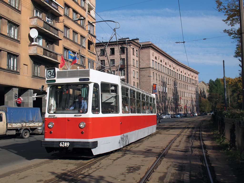 Санкт-Петербург, ЛМ-68 № 6249; Санкт-Петербург — 100-летие трамвая: парад и выставка спецтехники