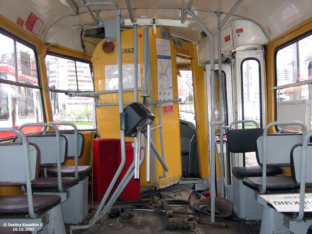 Москва, Tatra T3SU № 3862