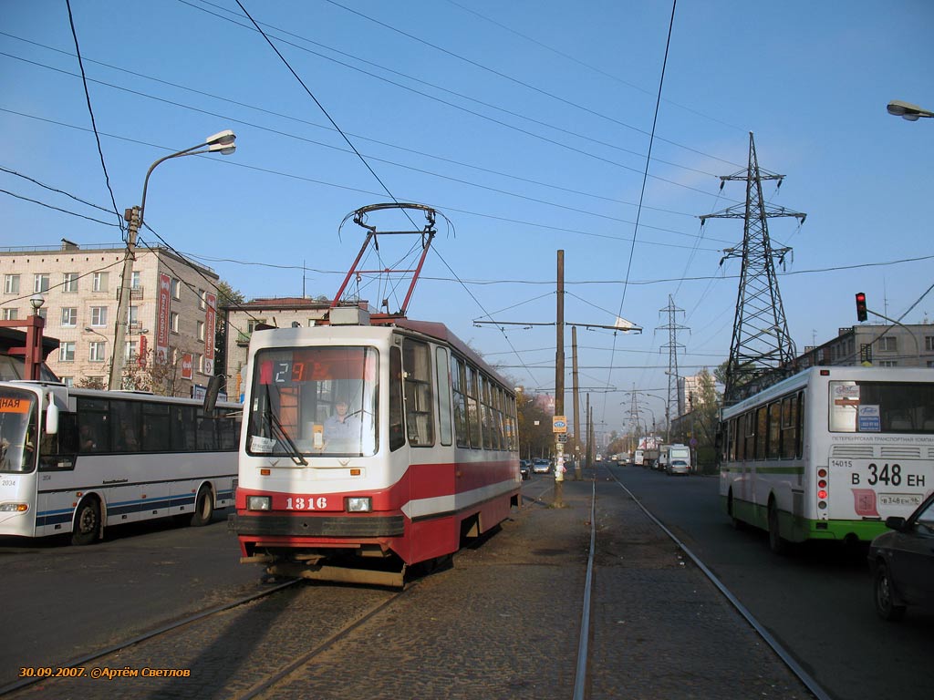 Saint-Petersburg, 71-134A (LM-99AV) № 1316 Saint-Petersburg, 71-134A (LM-99AV) № 1316