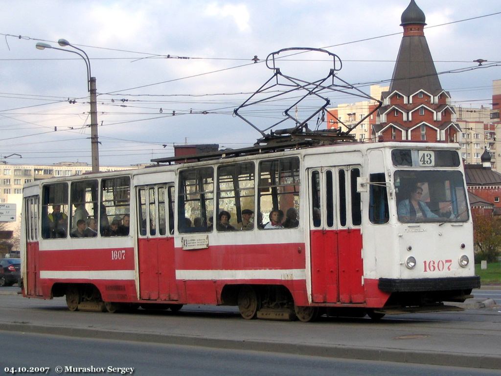 Санкт-Пецярбург, ЛМ-68М № 1607 Санкт-Пецярбург, ЛМ-68М № 1607