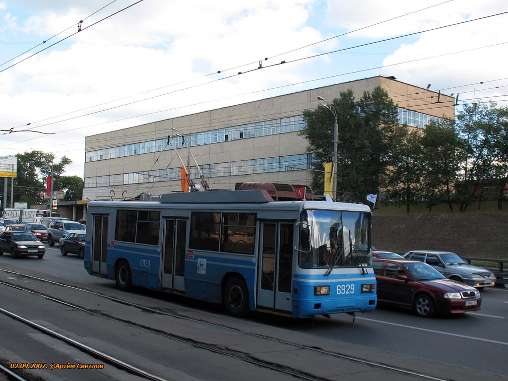 Москва, БТЗ-52761Р № 6929