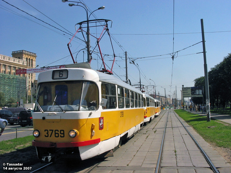 Moskva, Tatra T3SU č. 3769 Moskva, Tatra T3SU č. 3769