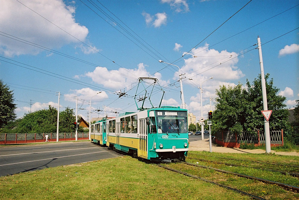 Минск, Tatra T6B5SU № 020
