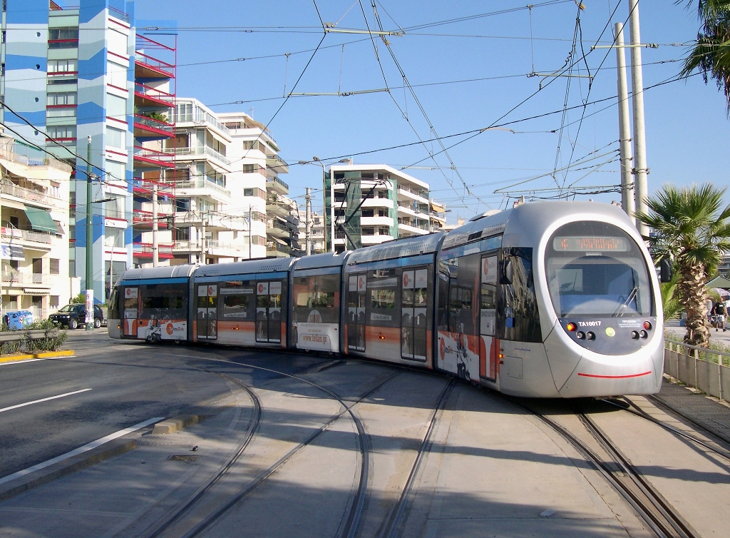 Афины, AnsaldoBreda Sirio № 10017; Афины — Трамваи – линии и инфраструктура