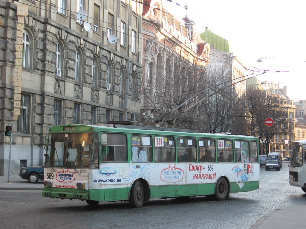 Лвов, Škoda 14Tr89/6 № 569