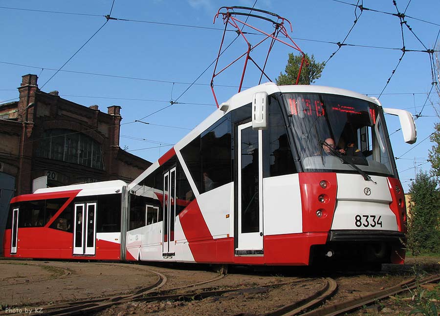 Санкт-Петербург, 71-152 (ЛВС-2005) № 8334; Санкт-Петербург — 100-летие трамвая: парад и выставка спецтехники