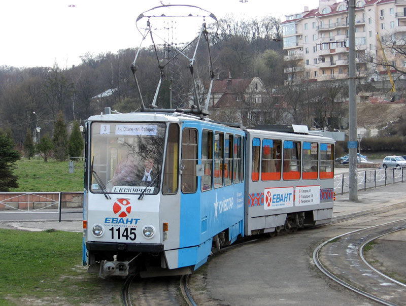 Львов, Tatra KT4SU № 1145; Львов — Поездка 31.07.2007 на Tatra KT4SU № 1145