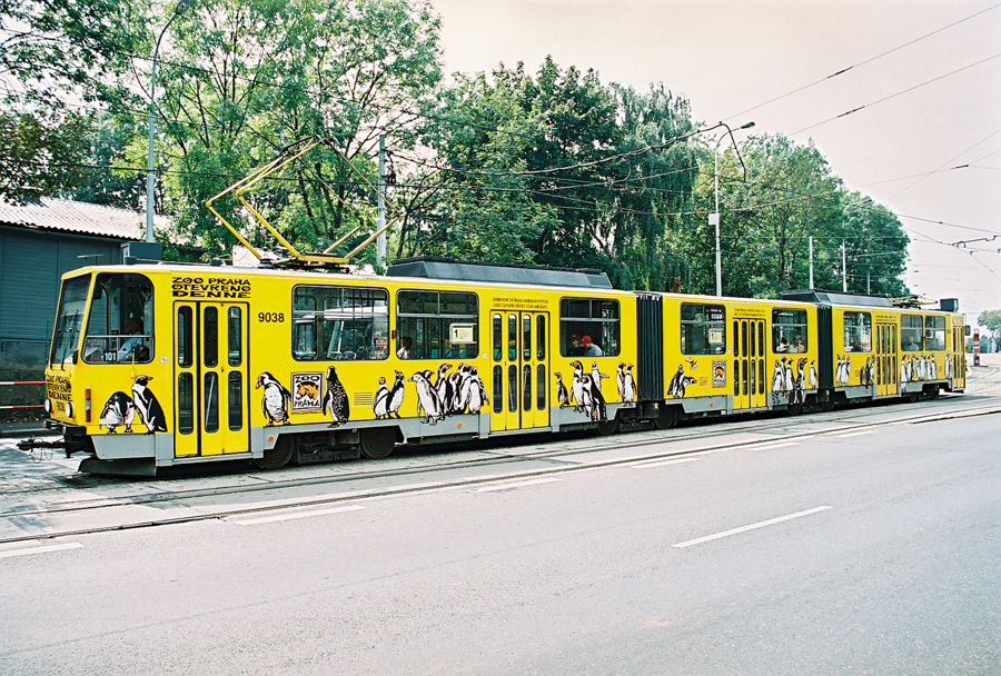 Прага, Tatra KT8D5 № 9038 Прага, Tatra KT8D5 № 9038