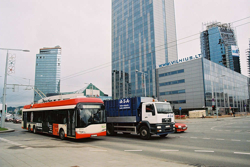 Вильнюс, Solaris Trollino II 15 AC № 2711