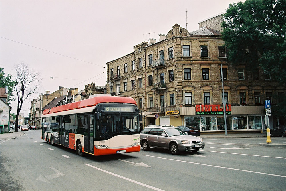 Вильнюс, Solaris Trollino II 15 AC № 1701