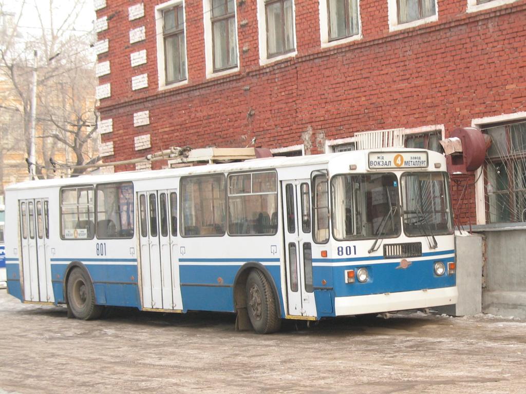 Самара, ЗиУ-682Г-016 (018) № 801; Самара — Троллейбусное депо № 1