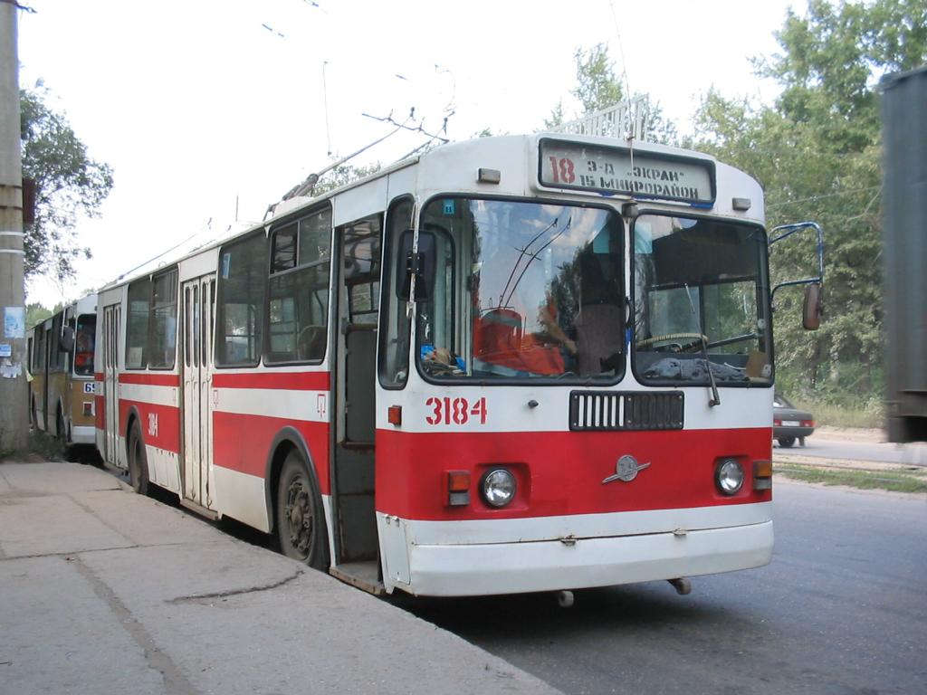 Самара, ЗиУ-682Г [Г00] № 3184; Самара — Конечные станции и кольца (троллейбус)