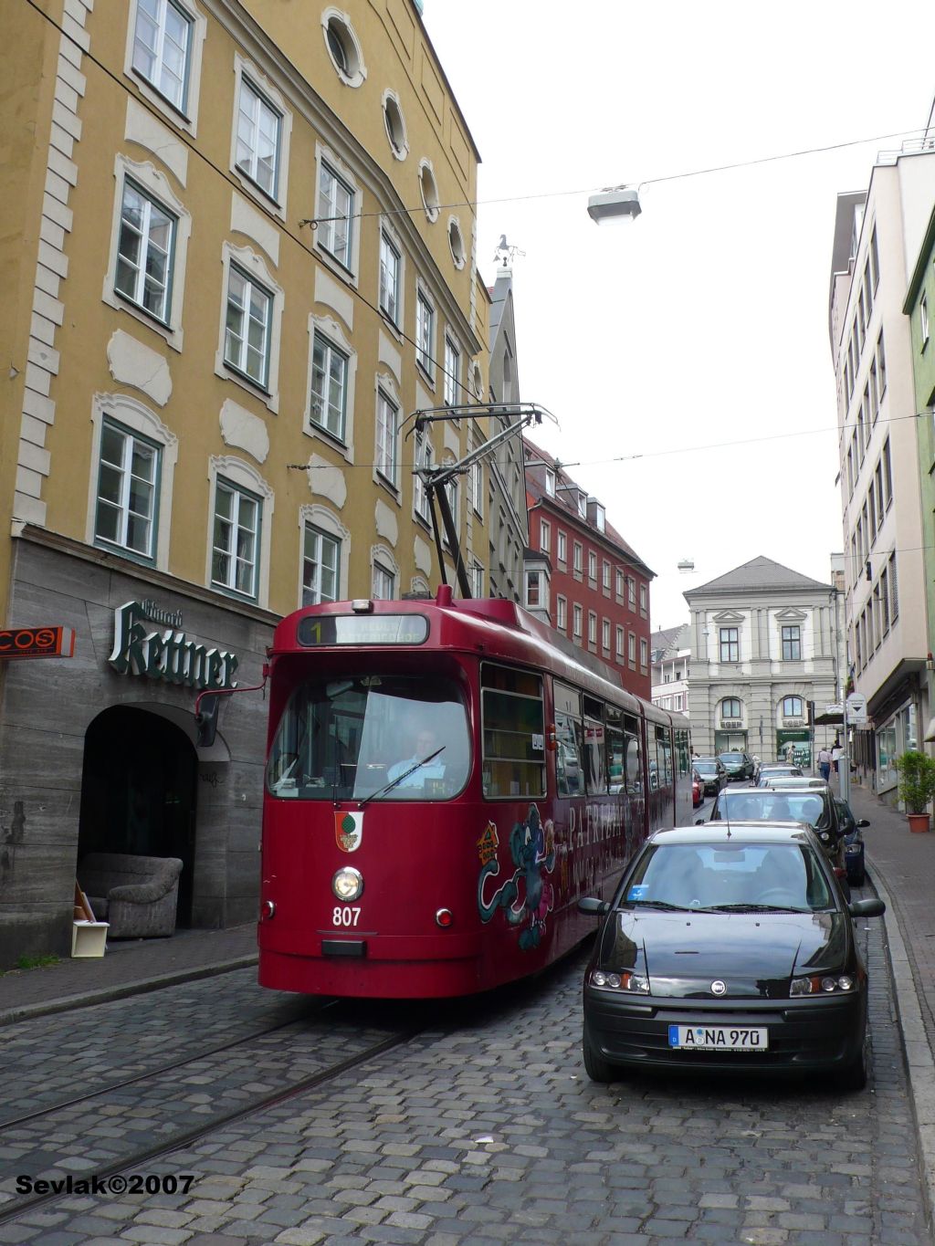Augsburg, MAN GT8 nr. 807
