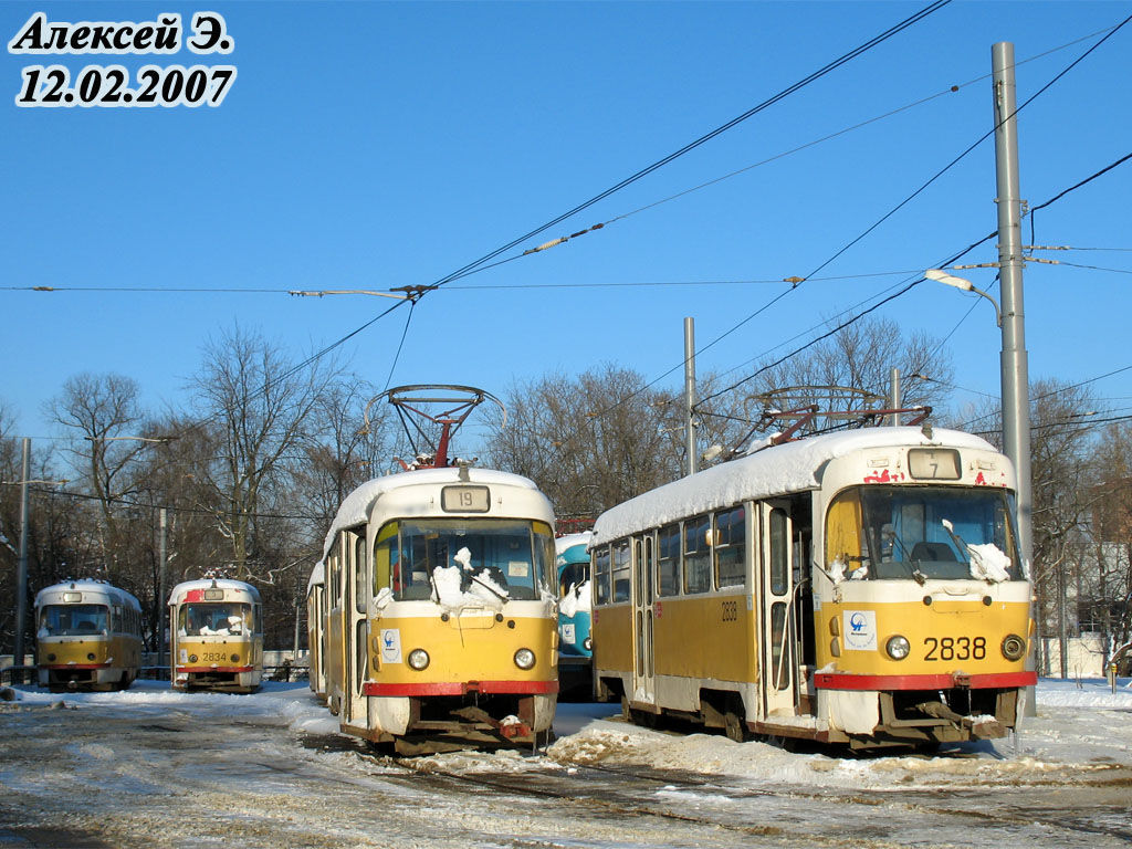 Москва, Tatra T3SU № 2668; Москва, Tatra T3SU № 2838