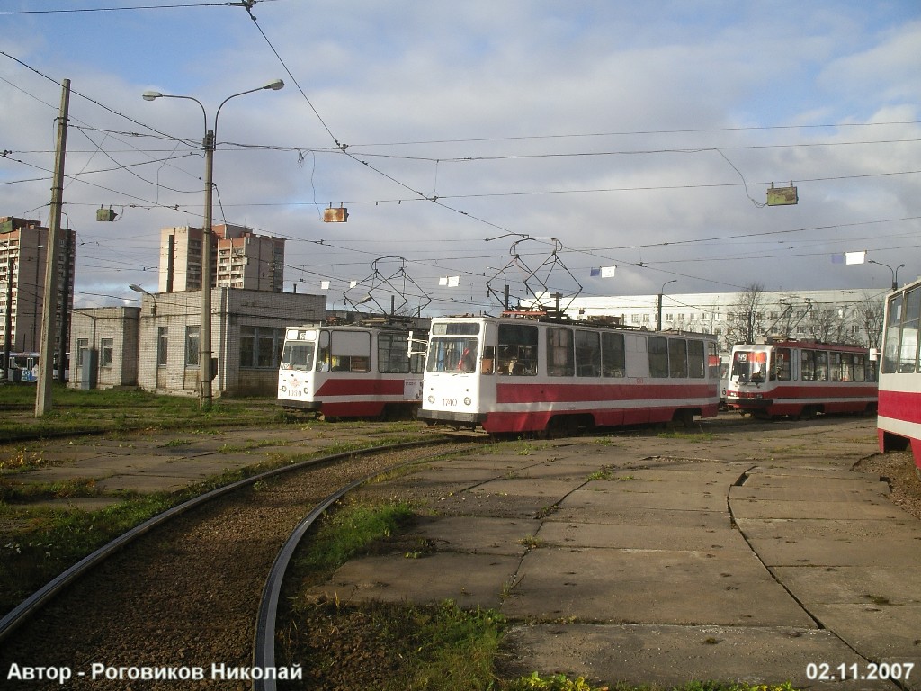 Санкт-Петербург, ЛМ-68М № 1740; Санкт-Петербург — Конечные станции и разворотные кольца