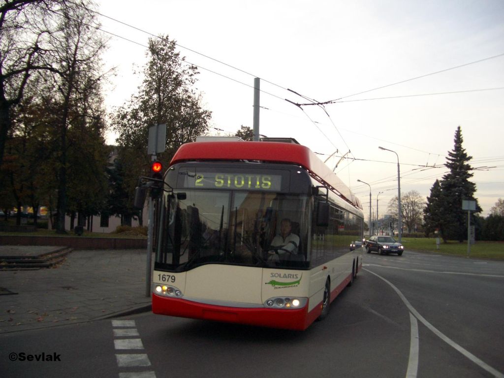 Вильнюс, Solaris Trollino II 15 AC № 1679