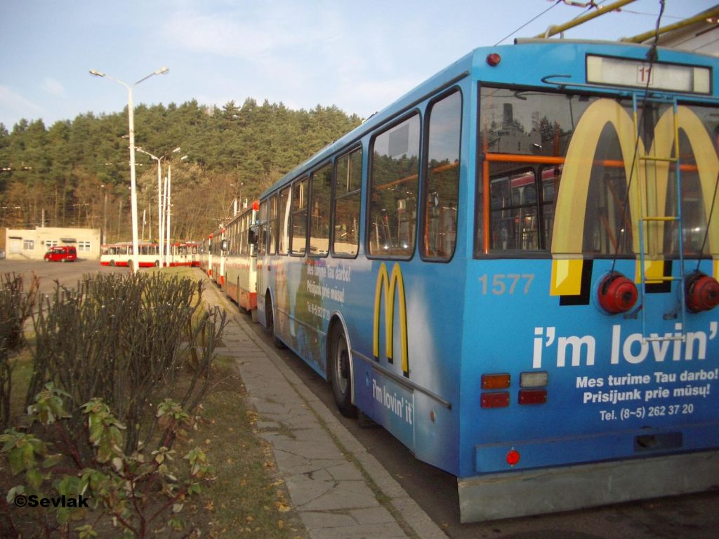 Вильнюс, Škoda 14Tr01 № 1577