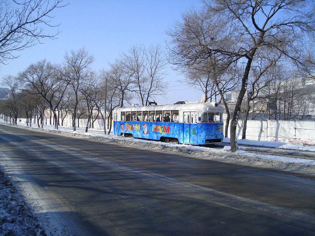 Владивосток, РВЗ-6М2 № 225; Владивосток — Тематические трамваи Владивосток, РВЗ-6М2 № 225; Владивосток — Тематические трамваи
