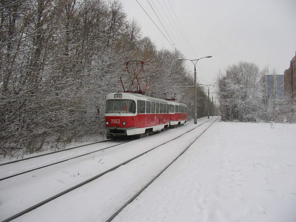 Самара, Tatra T3SU (двухдверная) № 2063