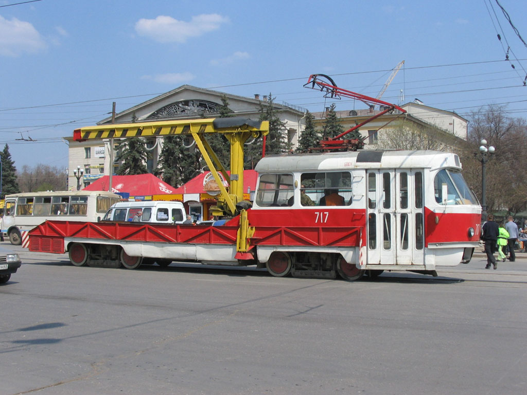 Самара, Tatra T3SU (двухдверная) № 717