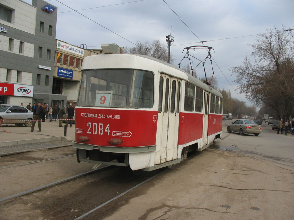 Самара, Tatra T3SU № 2084; Самара — Конечные станции и кольца (трамвай)