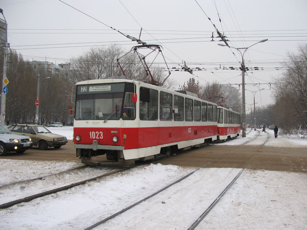 Самара, Tatra T6B5SU № 1023