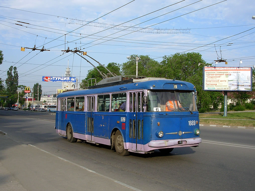 Крымский троллейбус, Škoda 9TrH25 № 1669