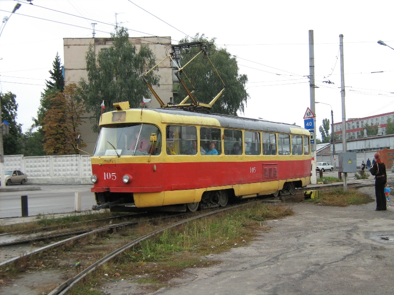 Курск, Tatra T3SU № 105