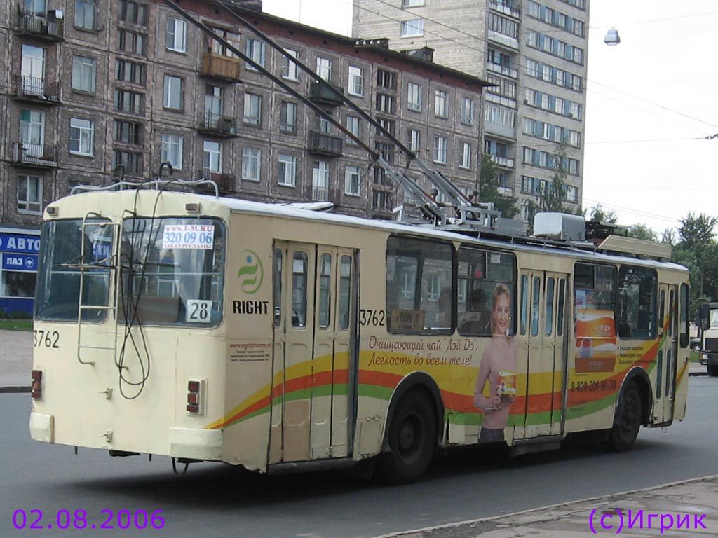 Санкт-Петербург, ЗиУ-682В-012 [В0А] № 3762
