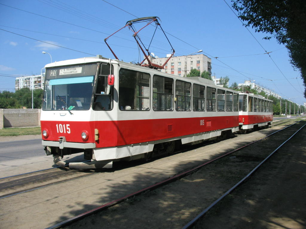 Самара, Tatra T6B5SU № 1015; Самара — Конечные станции и кольца (трамвай)