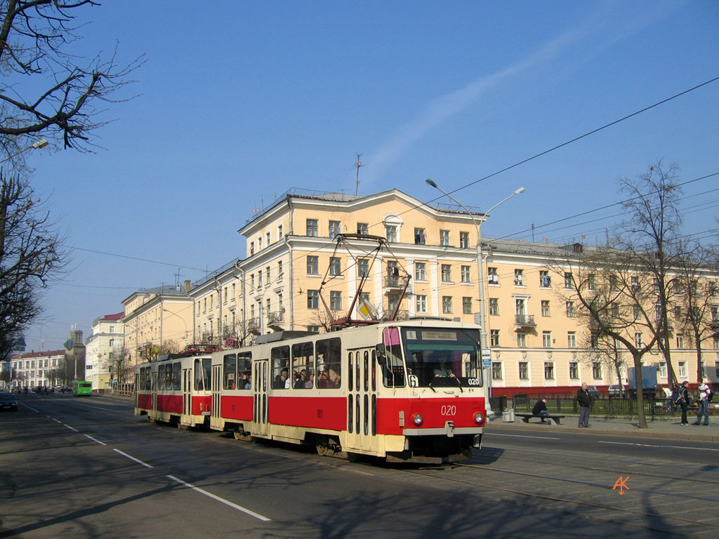 Минск, Tatra T6B5SU № 020