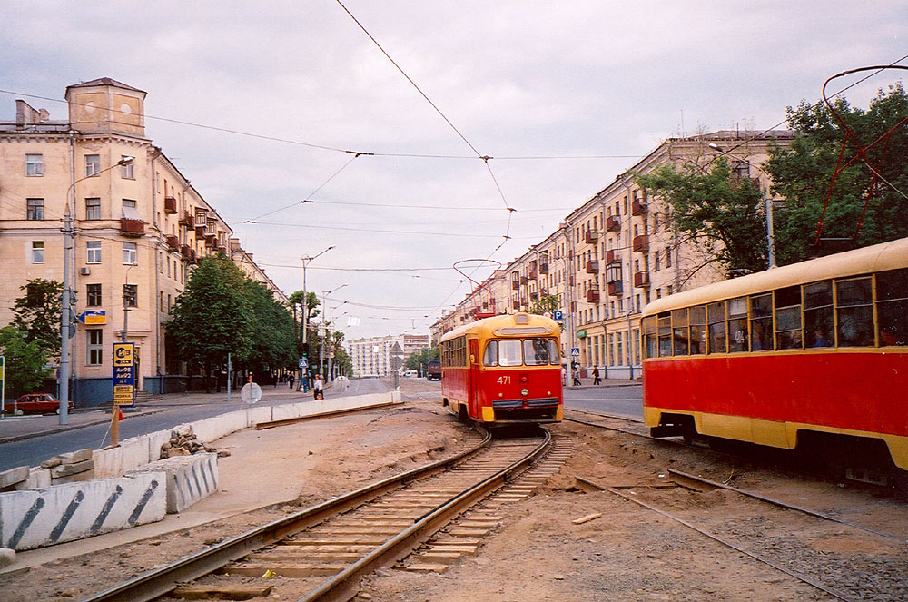 Минск, РВЗ-6М2 № 471; Минск — Ремонты трамвайных линий