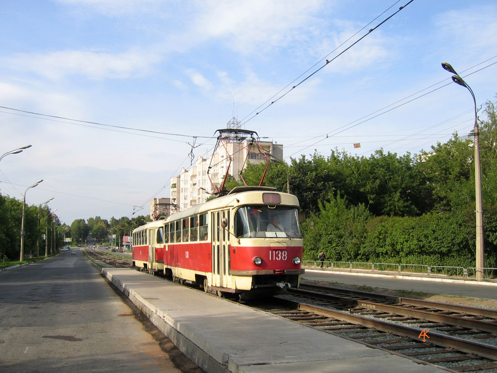 Ижевск, Tatra T3SU (двухдверная) № 1138