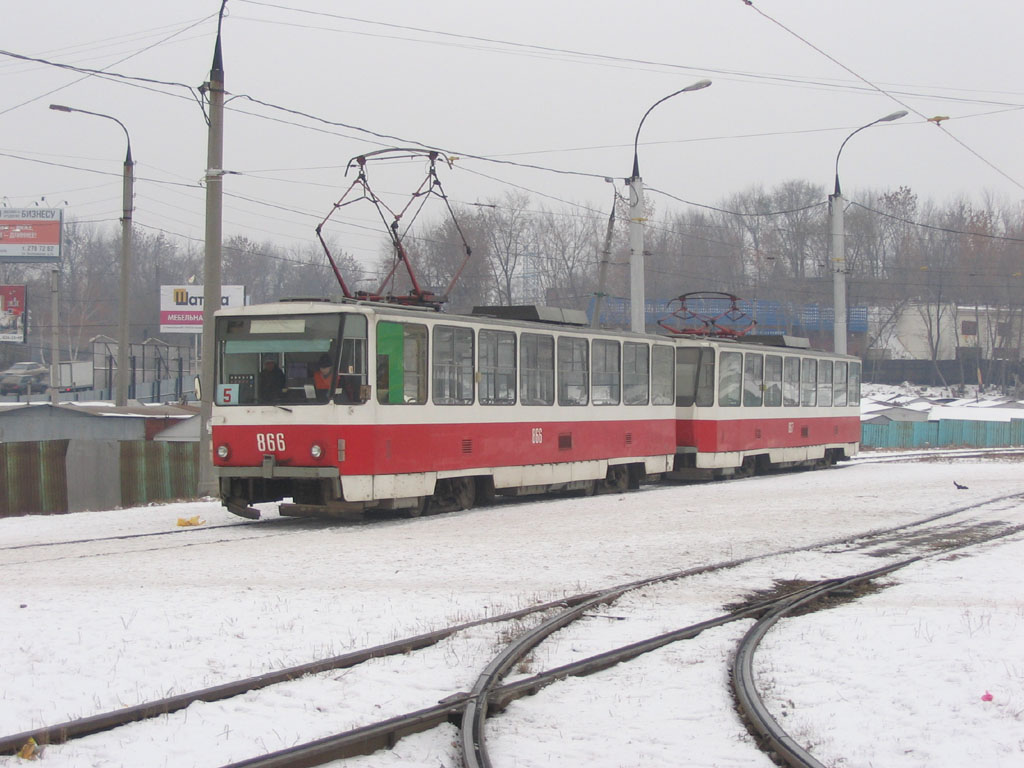 სამარა, Tatra T6B5SU № 866; სამარა — Terminus stations and loops (tramway)