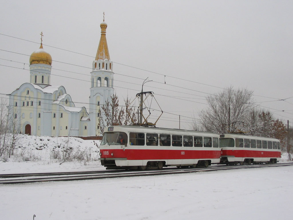 Самара, Tatra T3SU (двухдверная) № 1109