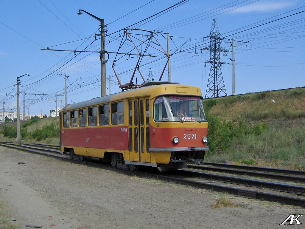 Валгаград, Tatra T3SU (двухдверная) № 2571