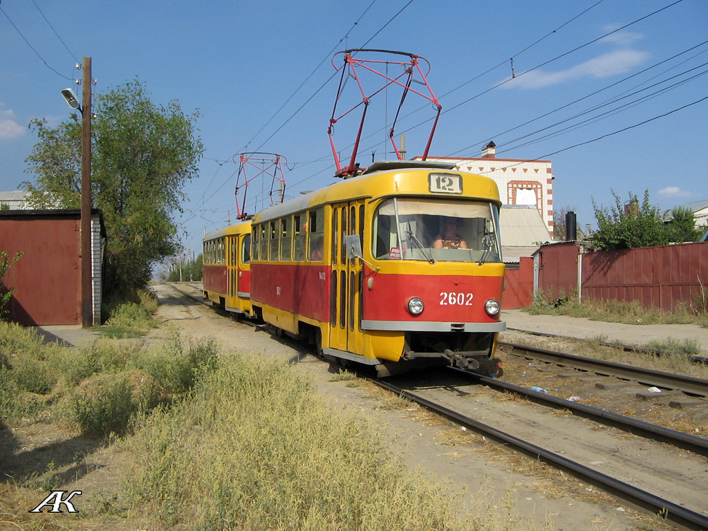Волгоград, Tatra T3SU (двухдверная) № 2602
