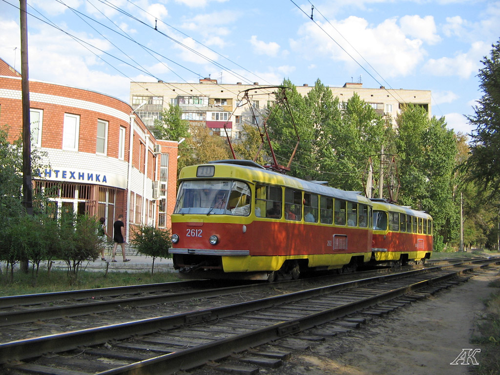 Volgograd, Tatra T3SU (2-door) № 2612 Volgograd, Tatra T3SU (2-door) № 2612