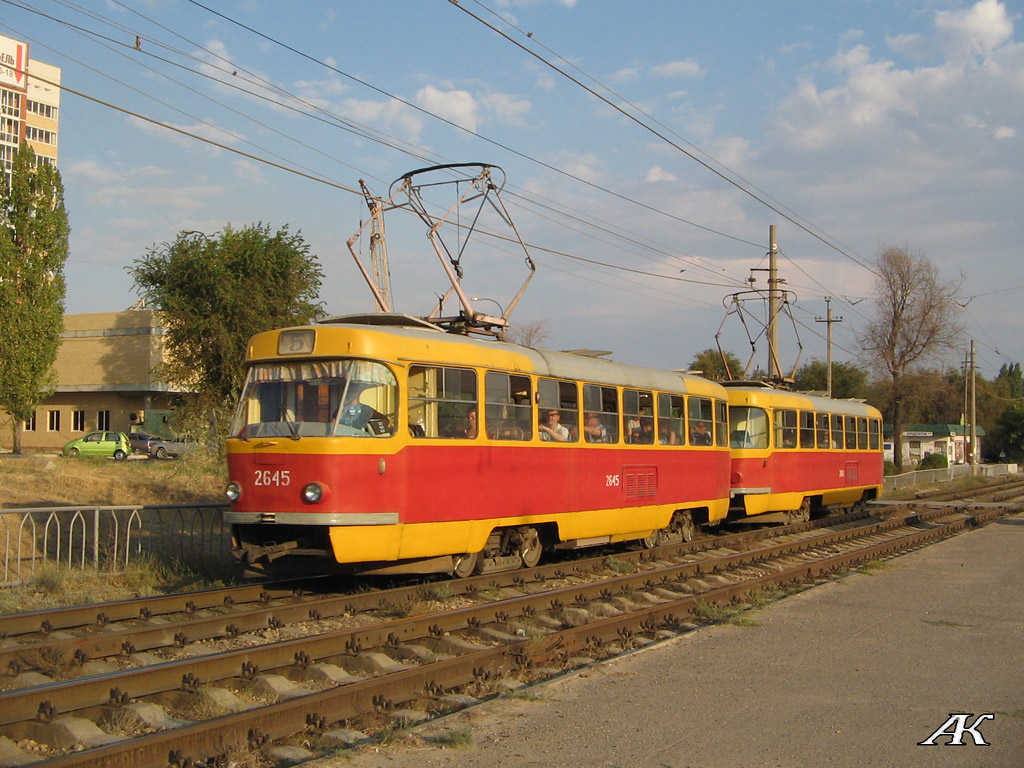 Волгоград, Tatra T3SU (двухдверная) № 2645