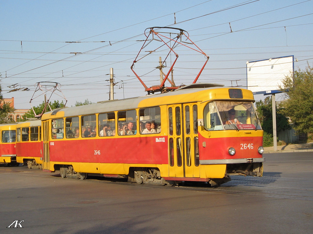 Волгоград, Tatra T3SU (двухдверная) № 2646