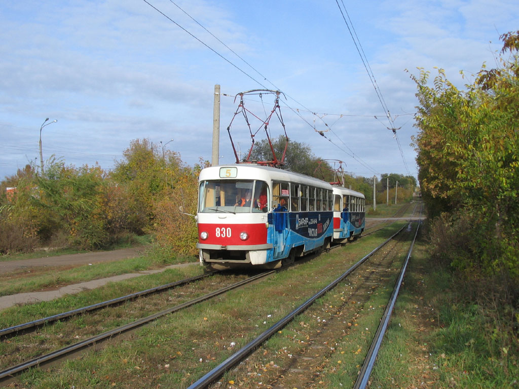 Самара, Tatra T3SU № 830; Самара — Трамвайные линии