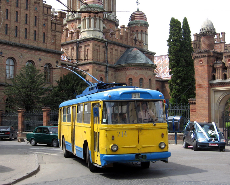 Черновцы, Škoda 9TrH27 № 214