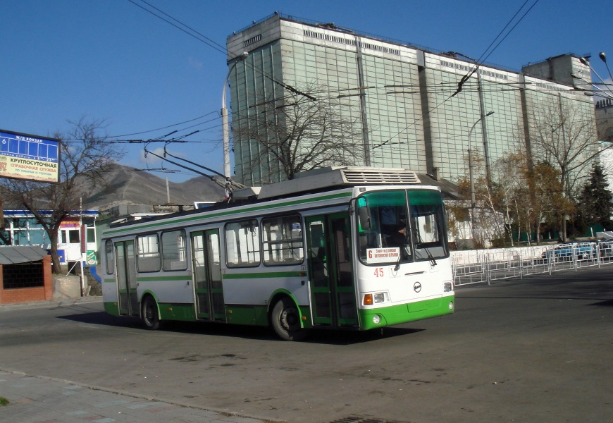 Новороссийск, ЛиАЗ-5280 (ВЗТМ) № 45; Новороссийск — Конечные станции