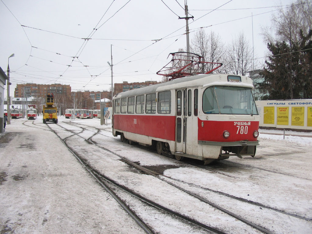 Самара, Tatra T3SU (двухдверная) № 780; Самара — Городское трамвайное депо