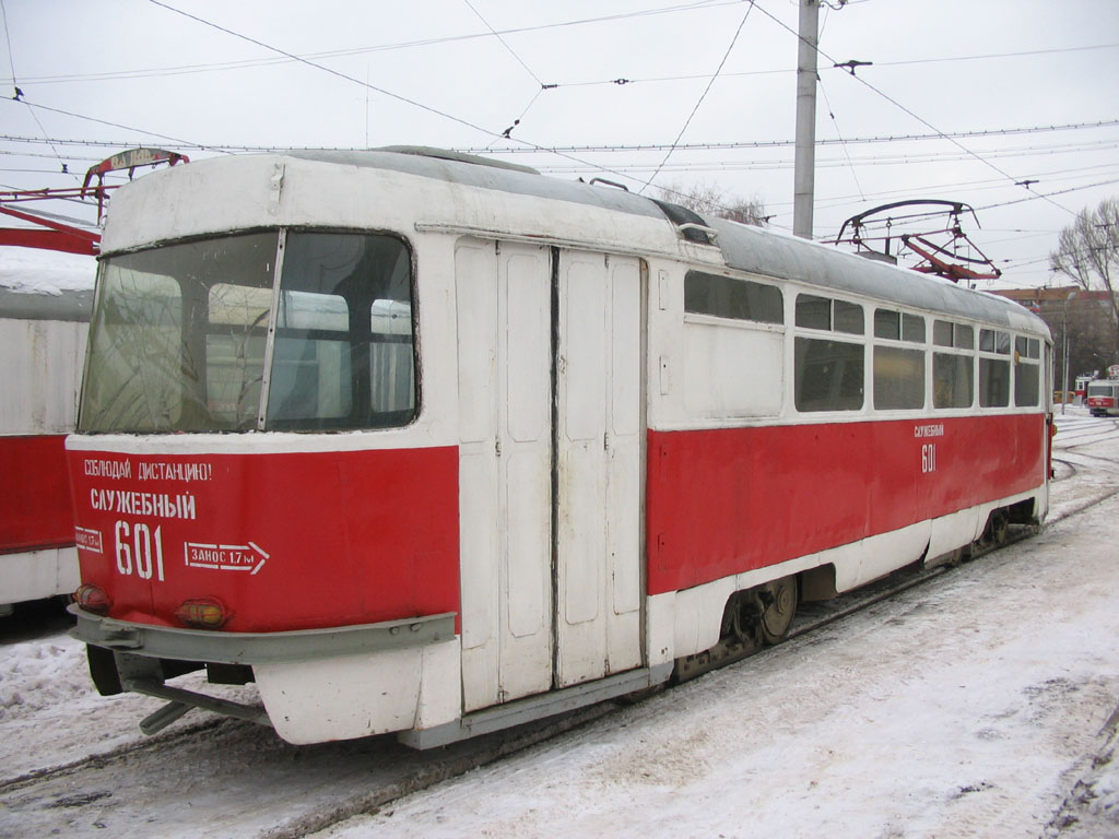 Самара, Tatra T3SU (двухдверная) № 601; Самара — Городское трамвайное депо