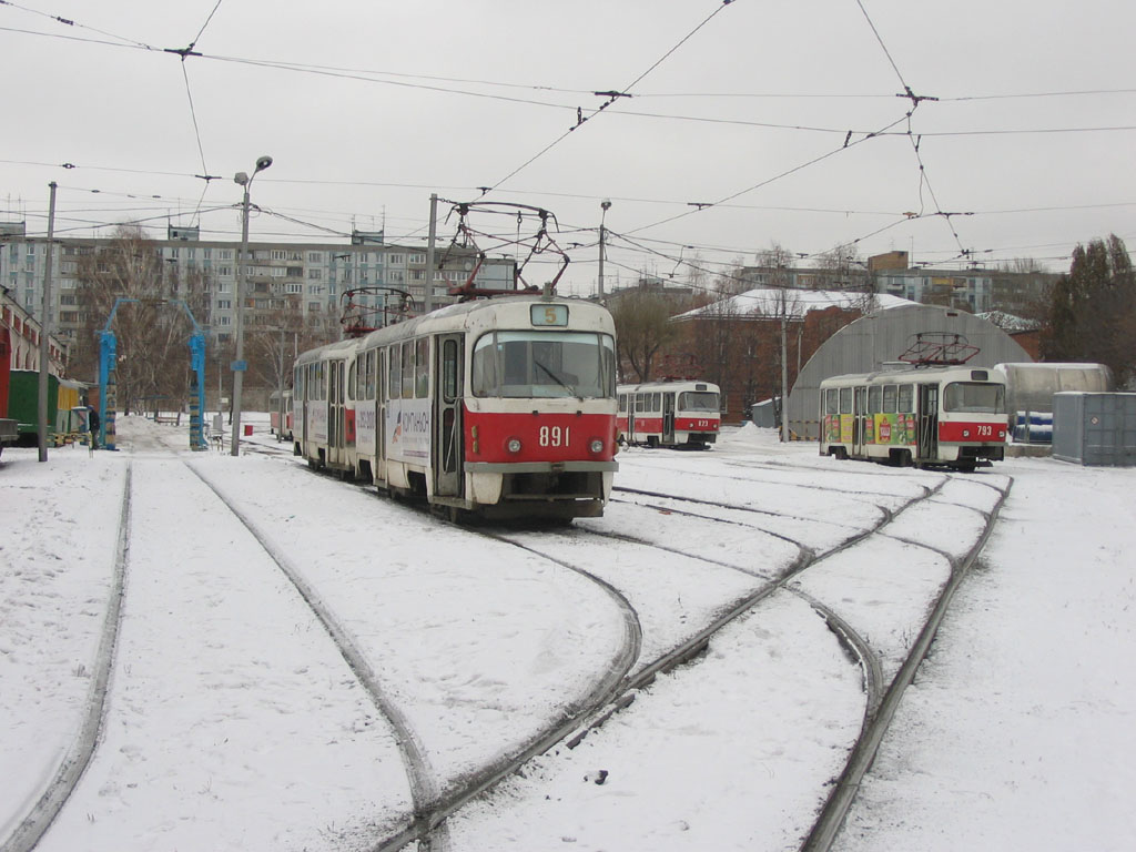 Самара, Tatra T3SU № 891; Самара — Городское трамвайное депо