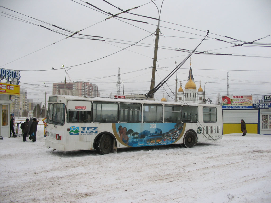 Самара, ЗиУ-682В-012 [В0А] № 3108; Самара — Конечные станции и кольца (троллейбус)